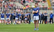 9 July 2022; Benjamin Kelly of Cavan after his side's defeat in the Tailteann Cup Final match between Cavan and Westmeath at Croke Park in Dublin. Photo by Seb Daly/Sportsfile