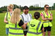 10 July 2022; parkrun Ireland, in partnership with Vhi, expanded their range of junior events to 30 with the introduction of the St Fergal’s Junior parkrun in Rathdowney, Laois on Sunday morning. Junior parkruns are 2km long and cater for 4 to 14-year olds, free of charge providing a fun and safe environment for children to enjoy exercise. To register for a parkrun near you visit www.parkrun.ie. Pictured is race director Shane Keegan at a parkrun in Rathdowney, Laois. Photo by Michael P Ryan/Sportsfile