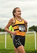 10 July 2022; Michelle Finn of Leevale AC after winning the Kia Race Series Edenderry 10 Mile race in Edenderry in Offaly. Photo by Diarmuid Greene/Sportsfile