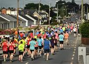 10 July 2022; Competitors at the start of the Kia Race Series Edenderry 10 Mile race in Edenderry in Offaly. Photo by Diarmuid Greene/Sportsfile