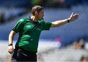 10 July 2022; Referee Barry Tiernan during the GAA Football All-Ireland Junior Championship Final match between Kilkenny and New York at Croke Park in Dublin. Photo by Ray McManus/Sportsfile