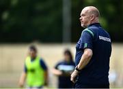 10 July 2022; Fermanagh manager James Daly before the TG4 All-Ireland Ladies Football Junior Championship Semi-Final match between Fermanagh and Limerick at St Brigid’s GAA club in Kiltoom, Roscommon. Photo by David Fitzgerald/Sportsfile