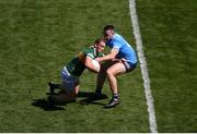 10 July 2022; Stephen O'Brien of Kerry in action against Brian Fenton of Dublin during the GAA Football All-Ireland Senior Championship Semi-Final match between Dublin and Kerry at Croke Park in Dublin. Photo by Daire Brennan/Sportsfile