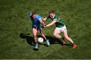 10 July 2022; Ciarán Kilkenny of Dublin in action against Jason Foley of Kerry during the GAA Football All-Ireland Senior Championship Semi-Final match between Dublin and Kerry at Croke Park in Dublin. Photo by Daire Brennan/Sportsfile
