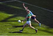 Please keep edges dark    10 July 2022; Seán O'Shea of Kerry in action against John Small of Dublin during the GAA Football All-Ireland Senior Championship Semi-Final match between Dublin and Kerry at Croke Park in Dublin. Photo by Daire Brennan/Sportsfile