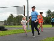 10 July 2022; parkrun Ireland, in partnership with Vhi, expanded their range of junior events to 30 with the introduction of the St Fergal’s Junior parkrun in Rathdowney, Laois on Sunday morning. Junior parkruns are 2km long and cater for 4 to 14-year olds, free of charge providing a fun and safe environment for children to enjoy exercise. To register for a parkrun near you visit www.parkrun.ie. Pictured are participants during a parkrun in Rathdowney, Laois. Photo by Michael P Ryan/Sportsfile