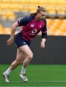 11 July 2022; Mack Hansen during Ireland rugby squad training at Sky Stadium in Wellington, New Zealand. Photo by Brendan Moran/Sportsfile