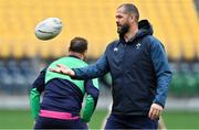 11 July 2022; Head coach Andy Farrell during Ireland rugby squad training at Sky Stadium in Wellington, New Zealand. Photo by Brendan Moran/Sportsfile