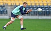 11 July 2022; Gavin Coombes during Ireland rugby squad training at Sky Stadium in Wellington, New Zealand. Photo by Brendan Moran/Sportsfile