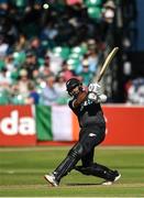 10 July 2022; Ish Sodhi of New Zealand during the Men's One Day International match between Ireland and New Zealand at Malahide Cricket Club in Dublin. Photo by Seb Daly/Sportsfile
