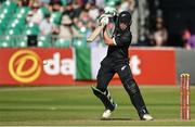 10 July 2022; Michael Bracewell of New Zealand during the Men's One Day International match between Ireland and New Zealand at Malahide Cricket Club in Dublin. Photo by Seb Daly/Sportsfile
