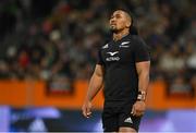 9 July 2022; Folau Fakatava of New Zealand during the Steinlager Series match between the New Zealand and Ireland at the Forsyth Barr Stadium in Dunedin, New Zealand. Photo by Brendan Moran/Sportsfile