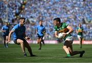 10 July 2022; David Clifford of Kerry in action against Lee Gannon of Dublin during the GAA Football All-Ireland Senior Championship Semi-Final match between Dublin and Kerry at Croke Park in Dublin. Photo by Stephen McCarthy/Sportsfile