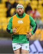 12 July 2022; Michael Bent of Ireland in the warm-up before the match between the Maori All Blacks and Ireland at the Sky Stadium in Wellington, New Zealand. Photo by Brendan Moran/Sportsfile