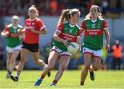 9 July 2022; Sinead Cafferky of Mayo during the TG4 All-Ireland Ladies Football Senior Championship Quarter-Final match between Cork and Mayo at Cusack Park in Ennis, Clare. Photo by Matt Browne/Sportsfile