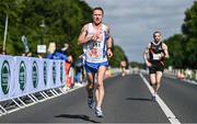 10 July 2022; John Fitzgibbon of Thurles Crokes AC, Tipperary, during the Irish Runner 10 Mile, Sponsored by Sports Travel International, incorporating the AAI National 10 Mile Road Race Championships at the Phoenix Park in Dublin. Photo by Sam Barnes/Sportsfile
