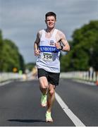 10 July 2022; Aaron Farrell of Dunboyne AC, Meath, during the Irish Runner 10 Mile, Sponsored by Sports Travel International, incorporating the AAI National 10 Mile Road Race Championships at the Phoenix Park in Dublin. Photo by Sam Barnes/Sportsfile