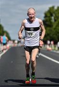 10 July 2022; Barry Potts of Donore Harriers, Dublin, during the Irish Runner 10 Mile, Sponsored by Sports Travel International, incorporating the AAI National 10 Mile Road Race Championships at the Phoenix Park in Dublin. Photo by Sam Barnes/Sportsfile