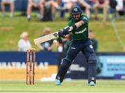 12 July 2022; Simi Singh of Ireland during the Men's One Day International match between Ireland and New Zealand at Malahide Cricket Club in Dublin. Photo by Harry Murphy/Sportsfile