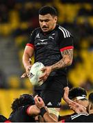 12 July 2022; Isaia Walker-Leawere of Maori All Blacks during the match between the Maori All Blacks and Ireland at the Sky Stadium in Wellington, New Zealand. Photo by Brendan Moran/Sportsfile
