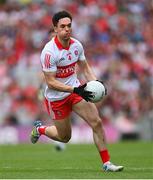 9 July 2022; Conor McCluskey of Derry during the GAA Football All-Ireland Senior Championship Semi-Final match between Derry and Galway at Croke Park in Dublin. Photo by Ramsey Cardy/Sportsfile
