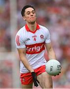 9 July 2022; Conor McCluskey of Derry during the GAA Football All-Ireland Senior Championship Semi-Final match between Derry and Galway at Croke Park in Dublin. Photo by Ramsey Cardy/Sportsfile