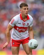 9 July 2022; Shane McGuigan of Derry during the GAA Football All-Ireland Senior Championship Semi-Final match between Derry and Galway at Croke Park in Dublin. Photo by Ramsey Cardy/Sportsfile