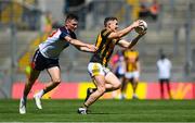10 July 2022; Paul Murphy of Kilkenny in action against Conor Mathers of New York during the GAA Football All-Ireland Junior Championship Final match between Kilkenny and New York at Croke Park in Dublin. Photo by Stephen McCarthy/Sportsfile