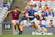9 July 2022; Paddy Lynch of Cavan in action against Jack Smith of Westmeath during the Tailteann Cup Final match between Cavan and Westmeath at Croke Park in Dublin. Photo by Seb Daly/Sportsfile