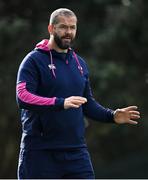 14 July 2022; Head coach Andy Farrell during Ireland rugby squad training at Jerry Collins Stadium in Porirua, New Zealand. Photo by Brendan Moran/Sportsfile