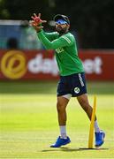 14 July 2022; Simi Singh during an Ireland men's cricket training session at Malahide Cricket Club in Dublin. Photo by Seb Daly/Sportsfile