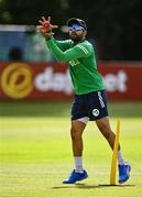 14 July 2022; Simi Singh during an Ireland men's cricket training session at Malahide Cricket Club in Dublin. Photo by Seb Daly/Sportsfile