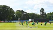 14 July 2022; Ireland players during an Ireland men's cricket training session at Malahide Cricket Club in Dublin. Photo by Seb Daly/Sportsfile