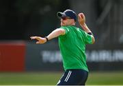 14 July 2022; Craig Young during an Ireland men's cricket training session at Malahide Cricket Club in Dublin. Photo by Seb Daly/Sportsfile
