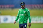 14 July 2022; Simi Singh during an Ireland men's cricket training session at Malahide Cricket Club in Dublin. Photo by Seb Daly/Sportsfile