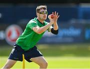 14 July 2022; Josh Little during an Ireland men's cricket training session at Malahide Cricket Club in Dublin. Photo by Seb Daly/Sportsfile