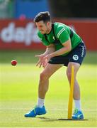 14 July 2022; George Dockrell during an Ireland men's cricket training session at Malahide Cricket Club in Dublin. Photo by Seb Daly/Sportsfile