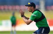 14 July 2022; Graham Hume during an Ireland men's cricket training session at Malahide Cricket Club in Dublin. Photo by Seb Daly/Sportsfile