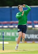 14 July 2022; Mike Frost during an Ireland men's cricket training session at Malahide Cricket Club in Dublin. Photo by Seb Daly/Sportsfile