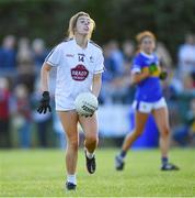 13 July 2022; Emma Walshe of Kildare during the 2022 All-Ireland U16 B Final between Kildare and Tipperary at Crettyard, Co. Laois. Photo by Ray McManus/Sportsfile