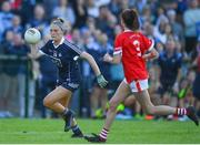 13 July 2022; Líadan Murphy of Dublin in action against Grace Cronin of Cork during the 2022 All-Ireland U16 A Final between Cork and Dublin at Cahir GAA Club, Co. Tipperary. Photo by George Tewkesbury/Sportsfile