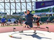 14 July 2022; John Kelly of Ireland during the official training session before the World Athletics Championships at Hayward Field in Eugene, Oregon, USA. Photo by Sam Barnes/Sportsfile