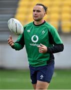 15 July 2022; James Lowe during the Ireland rugby captain's run at Sky Stadium in Wellington, New Zealand. Photo by Brendan Moran/Sportsfile