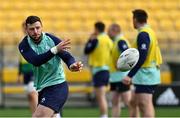 15 July 2022; Robbie Henshaw during the Ireland rugby captain's run at Sky Stadium in Wellington, New Zealand. Photo by Brendan Moran/Sportsfile