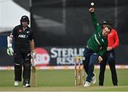 15 July 2022; Andrew McBrine of Ireland during the Men's One Day International match between Ireland and New Zealand at Malahide Cricket Club in Dublin. Photo by Seb Daly/Sportsfile