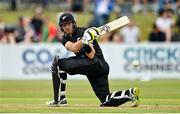 15 July 2022; Martin Guptill of New Zealand during the Men's One Day International match between Ireland and New Zealand at Malahide Cricket Club in Dublin. Photo by Seb Daly/Sportsfile
