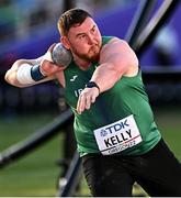 15 July 2022; John Kelly of Ireland competes in the men's Shot Put qualification during day one of the World Athletics Championships at Hayward Field in Eugene, Oregon, USA. Photo by Sam Barnes/Sportsfile