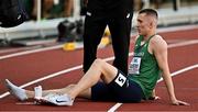15 July 2022; Jack Raftery of Ireland after the 4x400m mixed relay final during day one of the World Athletics Championships at Hayward Field in Eugene, Oregon, USA. Photo by Sam Barnes/Sportsfile
