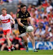 9 July 2022; Derry goalkeeper Odhran Lynch prepares to kick goalwards during the GAA Football All-Ireland Senior Championship Semi-Final match between Derry and Galway at Croke Park in Dublin. Photo by Ray McManus/Sportsfile