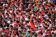 9 July 2022; Derry supporters before the GAA Football All-Ireland Senior Championship Semi-Final match between Derry and Galway at Croke Park in Dublin. Photo by Ray McManus/Sportsfile
